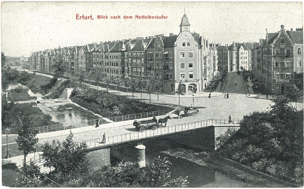 Erfurt, Blick nach dem Nettelbeckufer